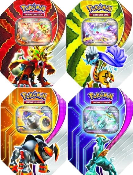 Pokemon TCG: Paradox Destinies Tin - Bundle of 4 - WooCards
